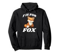 F Is For Fox Elementary Kindergarten Reading Teacher - Pullover Hoodie