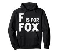 F Is For Fox Elementary Kindergarten Reading Teacher |- Pullover Hoodie