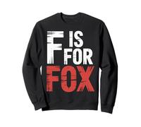 F Is For Fox Elementary Kindergarten Reading Teacher |- Sweatshirt