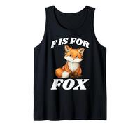 F is for Fox Elementary Kindergarten Reading Teacher - Tank Top