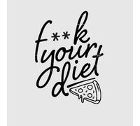 F**k Your Diet Women's T-Shirt - Grey - 3XL - Grey