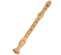 F Key Alto Musicians Playing Baroque Recorders, 8-hole 3 Piece German Recorder, Maple Wooden Flute Wind Instrument, Cleaning Stick, Storage Bag(German)