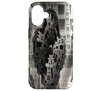 F. Lang In Love - Fractal Geometry Algorithmic Abstract Art Case for iPhone 16