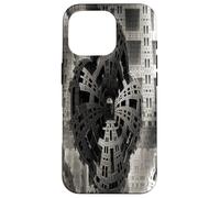 F. Lang In Love - Fractal Geometry Algorithmic Abstract Art Case for iPhone 16 Pro