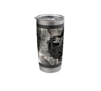 F. Lang in Love - Fractal Geometry Algorithmic Abstract Art Stainless Steel Insulated Tumbler