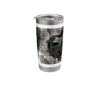 F. Lang in Love - Fractal Geometry Algorithmic Abstract Art Stainless Steel Insulated Tumbler