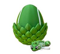 F Lexi Baseball Dragon Egg, With Flexible And Movable Structure, 6.9x6.9x7.3cm, 3d D ragon Eggs With Dragon Inside, 3d Printed D Ragon Egg, Wide Applications, For Kids Boys Girls Sports Enthusiasts