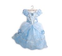 (#F Light Blue Cinderella Dress, 110cm/4-5Years) Kids Girls Princess Fancy Dress Rapunzel Belle Cinderella Sofia Cosplay Outfits