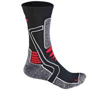 F-Lite Motorbike E100 Ladies Socks, black-grey-red, size 35 36 37 38 for Women