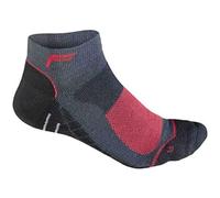 F-Lite Women's Merino Mountainbike Mid Socks - Anthracite/Red, Size 35-38 (3-5)