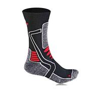 F-Lite Women's Motorcycling Mid Socks - Black/Red, Size 35-38 (3-5)