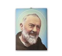 F.LLI BONELLA Bonella Brothers | Padre Pio pictorial canvas size 20x25 cm | Made in Italy