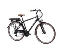 F.lli Schiano E-Ride, Electric Bike for Adults, 28" Trekking Bike, 36V 10.4Ah Removable Battery, 250W Motor, 40Nm, Commuter Ebike, Black