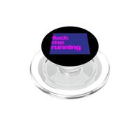 F me running funny curse word for people who love swearing PopSockets PopGrip for MagSafe