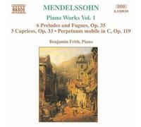 F. Mendelssohn - Piano Works 1 [New CD]