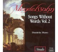 F. Mendelssohn Songs Without Words 2 (CD) (US IMPORT)