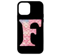 F Mermaid Scales Watercolor Case for iPhone 12 mini