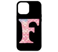 F Mermaid Scales Watercolor Case for iPhone 12 Pro Max