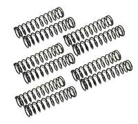 F-MINGNIAN-SPRING 10PCS High Elastic Blackening Spring Manganese Steel Pressure Spring Wire Dia 1.2mm Outer Dia 16mm Length 10-50mm (Size : 1.2x16x45mm)