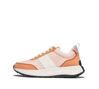 FitFlop F-MODE FLOW Womens Trainers Peachy/Clay Pink Mix - UK 4