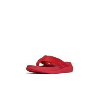 Fitflop Women's F-Mode GO Webbing Flatform Strappy FLIP-Flops, Red, 5 UK