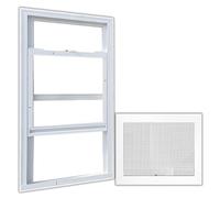 F Mount Sliding Window with Lock - Ventilation Included Perfect for Basements Bathrooms & Gas Areas - Secure & Energy Efficient Design