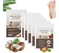 F/oot M/ask,F/oot M/ask S/ocks,Foot Moisturiser Socks,5 Pairs Hydrating Foot Mask Socks,Foot Mask for Dry Cracked Feet,for Dry Cracked Feet & Heel Repair, with Shea Butter, Jojoba Oil & Vitamin E