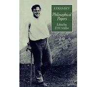 F. P. Ramsey – Philosophical Papers – Cambridge University Press