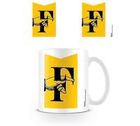 F Pyramid International Vintage Letter Official Boxed Ceramic Coffee/Tea Mug, Multi-Colour, 11 oz/315 ml