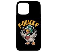 F Quack F Funny Mallard Duck Meme Sarcastic Humor Case for iPhone 13 Pro Max