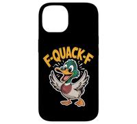 F Quack F Funny Mallard Duck Meme Sarcastic Humor Case for iPhone 14