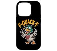 F Quack F Funny Mallard Duck Meme Sarcastic Humor Case for iPhone 14 Pro