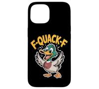 F Quack F Funny Mallard Duck Meme Sarcastic Humor Case for iPhone 15