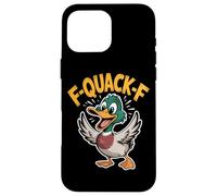 F Quack F Funny Mallard Duck Meme Sarcastic Humor Case for iPhone 16 Pro Max