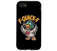 F Quack F Funny Mallard Duck Meme Sarcastic Humor Case for iPhone SE (2020) / 7/8