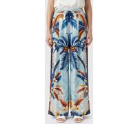 F.r.s For Restless Sleepers F. R.S FOR RESTLESS SLEEPERS Tropical Print Silk Palazzo Trousers F. R.S. For Restless Sleepers - Size: L - female