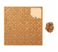 F-ractal Tray Puzzles Hard Difficult Wooden Jigsaw Puzzles for Adults - Impossible Reverse Challenging Puzzl e Design with Frame and Irregular Shape for Mind-Bending Play (C)