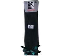 F & S LTD 6 X Pairs Of Kids Girls Knee High School Socks With Matching Bow Black Navy Grey White (Shoe Size 12.5-3.5 (7-10 Yrs), Green)