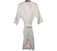 F & S LTD Ladies Women's Poly Cotton Night Gown Robe Wrap Nightwear Size 10 to 24 UK Made (Cream, 18-20)