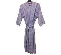 F & S LTD Ladies Women's Poly Cotton Night Gown Robe Wrap Nightwear Size 10 to 24 UK Made (Lilac, 10-12)