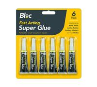 Super Glue x 6 Strong Pack Fast Acting BONDING Multi Purpose Adhesive Repairs