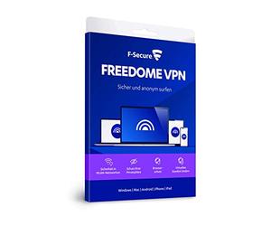 F-Secure FREEDOME VPN - 1 year / 5 devices [activation code in box packaging]