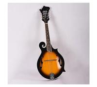 F Style 8-string Handmade Acoustic Mandolin Spruce Plywood Top Flame Mahogany Headstock Mandolin for Student