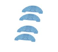 F/T 4 Pcs Washable Reusable Vacuum Cleaner Pads for Laresar Grande 1, Mop Cloth Rags, Durable Cleaning Wipes