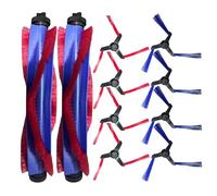 F/T Replacement Parts For D-yson Spot+ Scrub AI Robot Vacuum Cleaner Accessories, 2 Main Brush, 8 Side Brushes