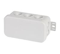 F-TRONIC IP54 Junction Box for Damp Location 75 x 37 x 40 mm - Content: 10 Grey, E126