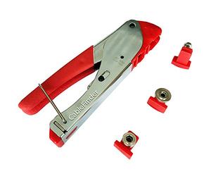 F-Type BNC & RCA - 3 in 1 Coaxial Compression Crimp/Crimper/Crimping Tool - RG59 RG6 Screw Connector CCTV Sky Sat -Coax-Cable-End