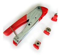 Loops F Type BNC & RCA 3 in 1 Coaxial Compression Crimp Tool RG59 RG6 CCTV Sky Sat Loops Multicolor
