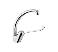 Remer F-Type Faucet Basin Mixer Chrome Plated Tap Extended Lever Disabled Mobility