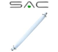 F Type Flat White F to F Coaxial Cable Lead 20cm Patch Ribbon AE0108